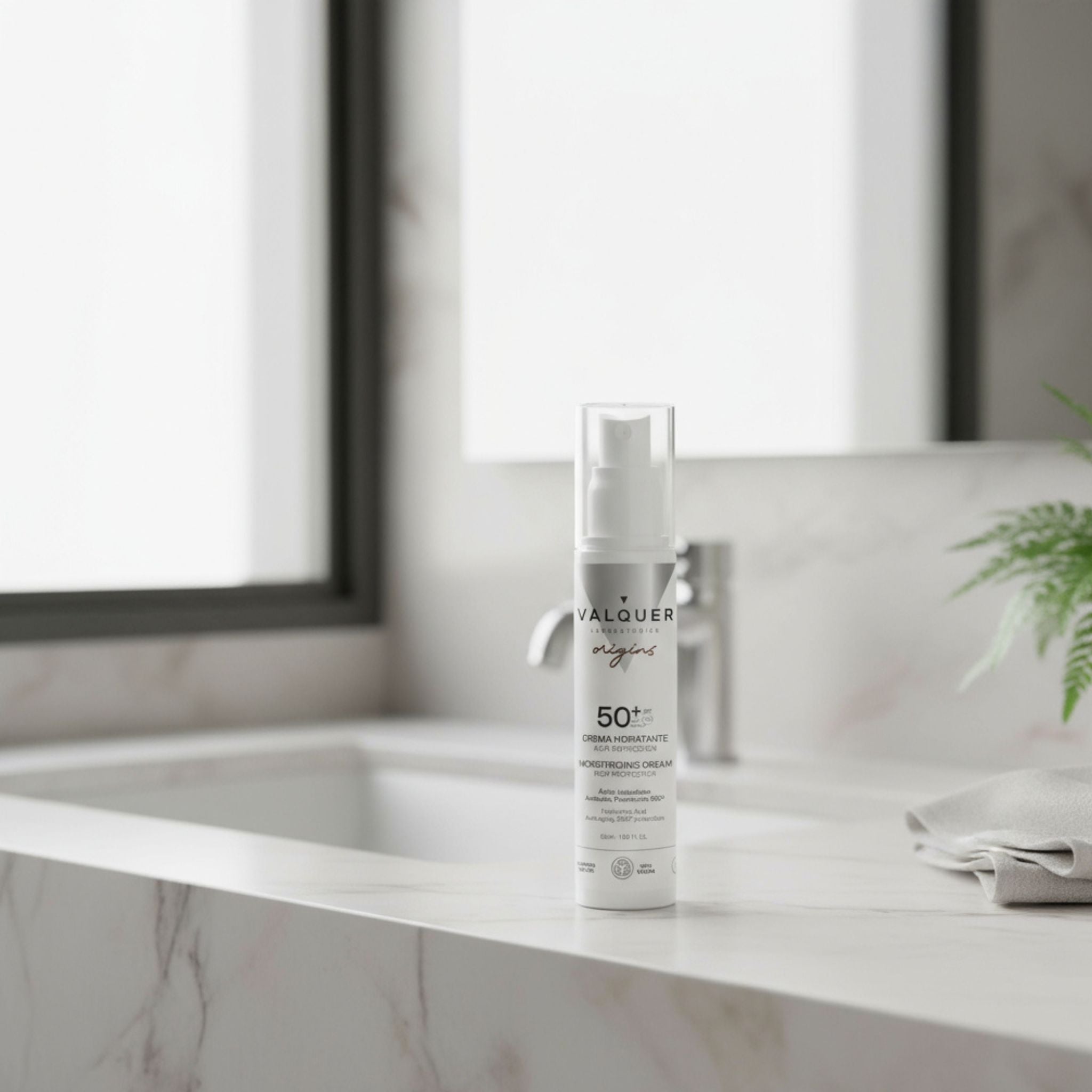 Crema Hidratante con Alta Protección Solar SPF 50+ – UVA/UVB + Hydromanil® - 50 ml