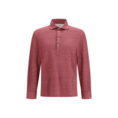 Men's Multicolor Linen Polo Shirt