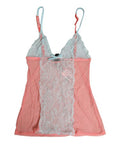Women's Multicolor Sheer Lace Lingerie Chemise Top Underwear