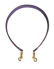 Women's Multicolor Floral Leather Bag Accessory Shoulder Strap Calf