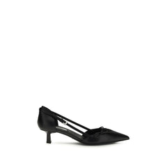 Women's Side-Cut Goatskin Pump Black