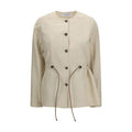 Women's Beige Linen Clothing