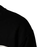 Men's Black Logo Milano Cotton Sweatshirt Sweater Red Clothing