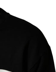 Men's Black Logo Milano Cotton Sweatshirt Sweater Red Clothing