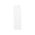 Women's White Cotton Joggers (workout Pants)