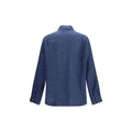 Blue Linen Blouse