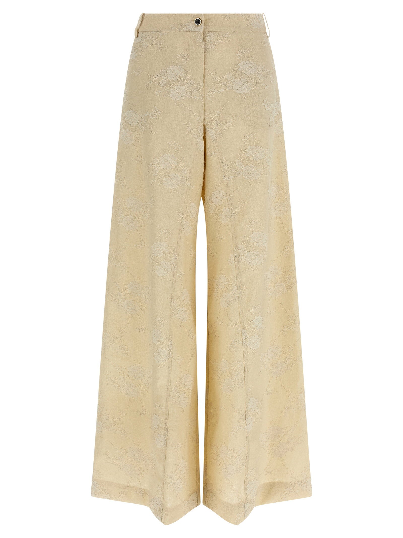 Pinko Ivy Trousers — Cream