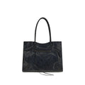 Women's Black Lamb Ovis Aries Shoulder Bag