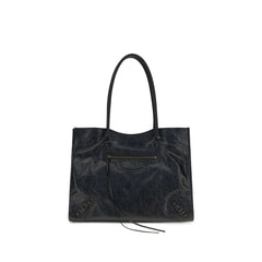 Women's Black Lamb Ovis Aries Shoulder Bag