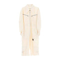 Women's White Cotton Jumpsuit