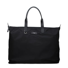 Men's Black Nylon Shoulder Bag