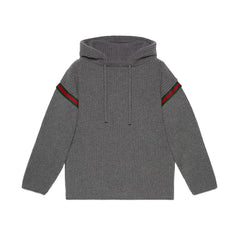 Men's Gray Cashmere Sweatshirt Clothing