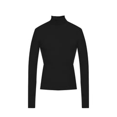 Men's Black Cashmere Turtleneck Clothing