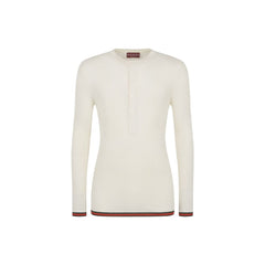 Men's White Silk T-Shirt
