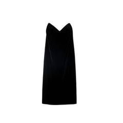 Women's Black Cotton Cocktail Dress