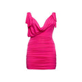 Women's Multicolor Elastane Casual Dress
