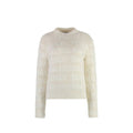 Women's White Elastane Sweatshirt Clothing