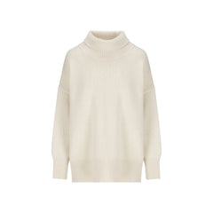 Women's White Cashmere Turtleneck Clothing