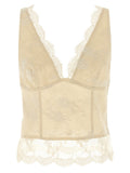 Pinko Janessa Tank Top — Cream