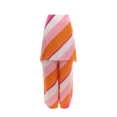 Women's Multicolor Silk Pants
