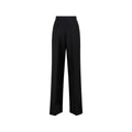 Black Mohair Casual Pants
