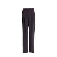Men's Brown Silk Dress Pants
