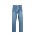 Men's Blue Cotton Straight-Leg Jeans Clothing