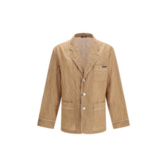 Men's Beige Linen Robe Clothing