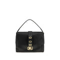 Women's Rider Shoulder Bag Black Lamb Ovis Aries