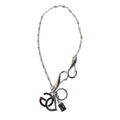 Women's Silver Tone Dg Logo Keychain Key Holder Bag Charm Keyring Zamak Steel Real Brass Accessory