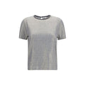 Women's Multicolor Linen T-Shirt