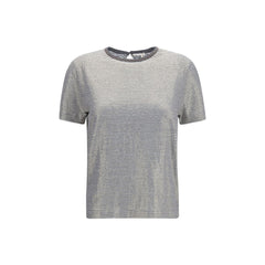 Women's Multicolor Linen T-Shirt