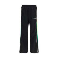 Men's Black Polyester Athletic Pants