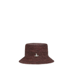 Women's Brown Raffia Bucket Hat