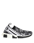Women's Black Stars Logo Sorrento Sneakers Shoes