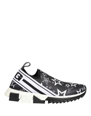 Women's Black Stars Logo Sorrento Sneakers Shoes