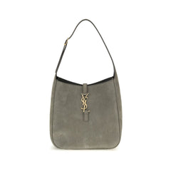 Women's Gray Calf Leather Bos Taurus Shoulder Bag