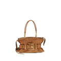 Women's Anthem Shoulder Bag Brown Calf Suede