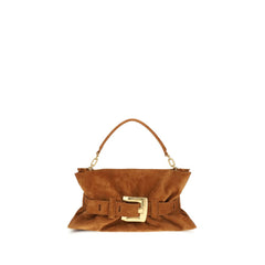 Women's Anthem Shoulder Bag Brown Calf Leather Bos