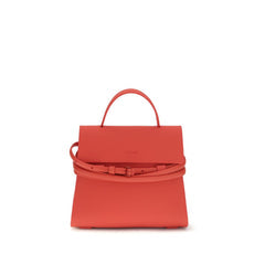 Women's Tie Me Top Handle Bag Red Silicone