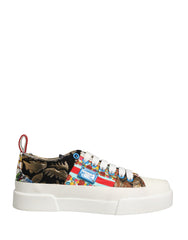 Women's Multicolor Patchwork Low Top Sneakers Shoes