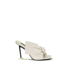 Women's White Lamb Ovis Aries Mules