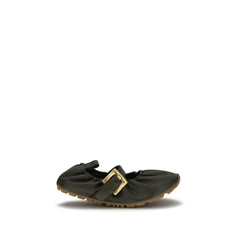 Women's Bicolor Lamb Ovis Aries Ballet Flats