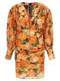 Pinko Apericena Dress — Orange