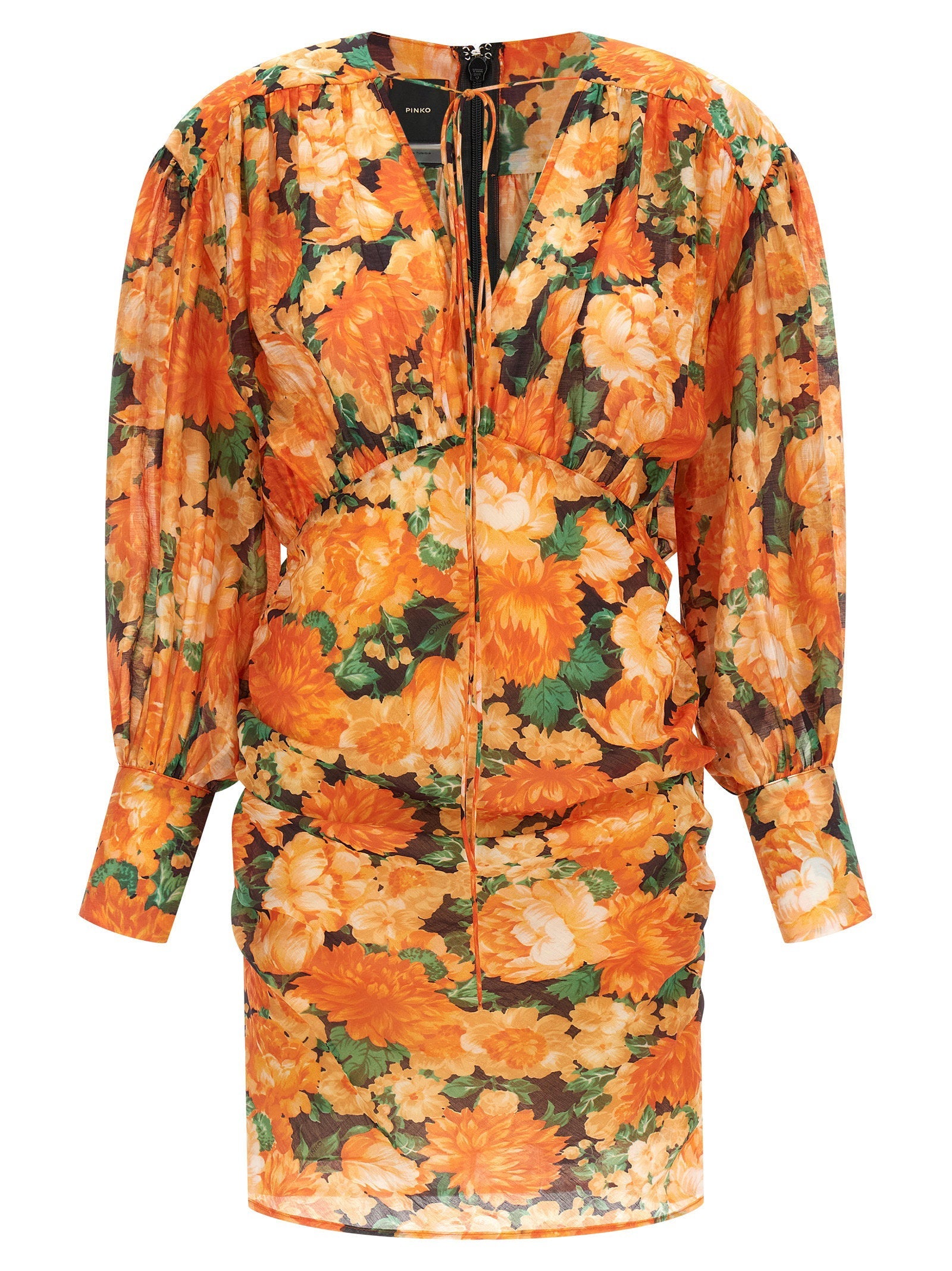 Pinko Apericena Dress — Orange