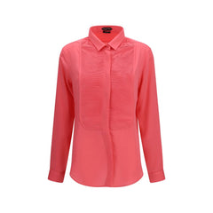 Women's Multicolor Silk Dress Shirt