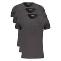 Nero Cotton Mens T-Shirt Black