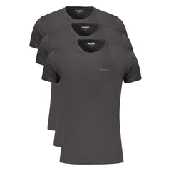 Nero Cotton Mens T-Shirt Black