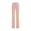Women's Multicolor Cotton Straight-Leg Jeans Clothing