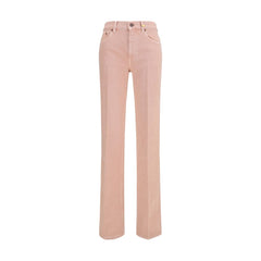 Women's Multicolor Cotton Straight-Leg Jeans Clothing